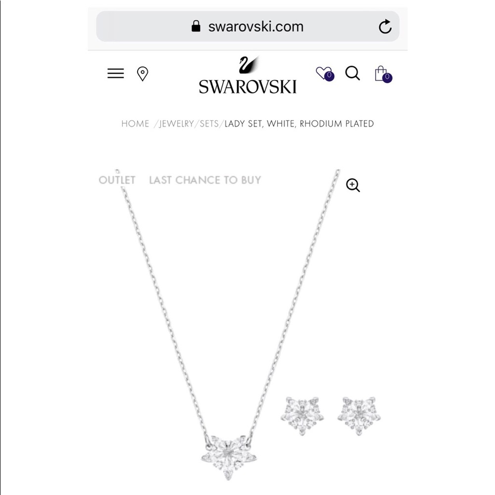 Swarovski crystal earrings